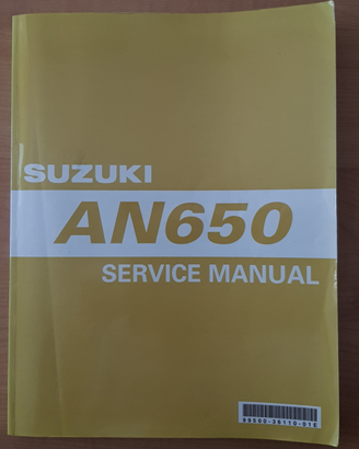 Manuale officina Suzuki Burgman