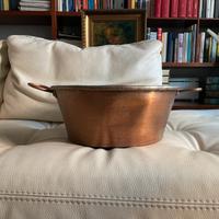 Antico scolapasta-scolabrodo in rame