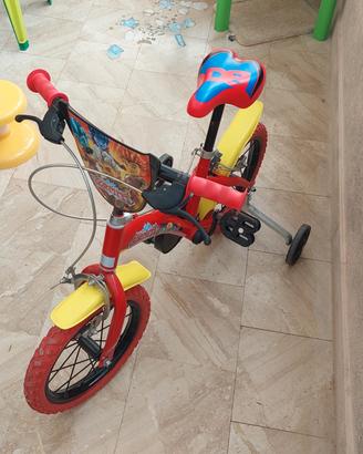 bicicletta per bambini dei gormiti