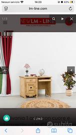 SCRIVANIA LEGNO MASSELLO LM MANZONI