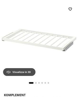 Porta Pantaloni Ikea Komplement DUE PEZZI