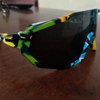 occhiali ciclismo tre paia di lenti