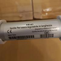 Sedile per vasca regolabile nuovo mai usato