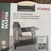 NEU MASTER Chiodatrice Pneumatica - 2 in 1