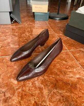 Tacco donna in pelle n 40 artigianali vero cuoio