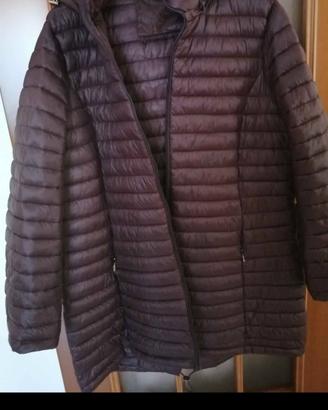Giaccone donna trapuntato rosso bordeaux