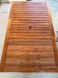 Set tavolo e sedie Giardino  in Legno