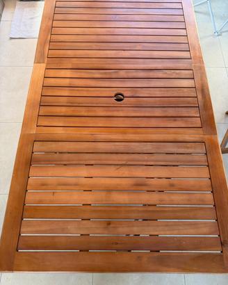 Set tavolo e sedie Giardino  in Legno