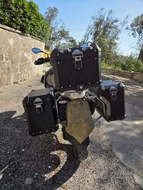 Tris Valigie Alluminio Nere Originali BMW GS