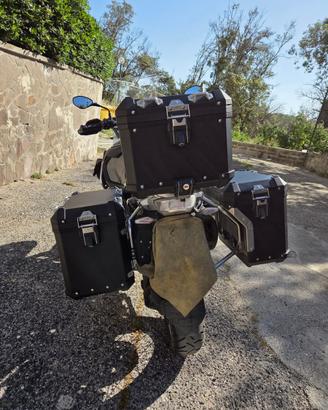 Tris Valigie Alluminio Nere Originali BMW GS