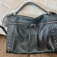 Borsa in pelle nera Loristella