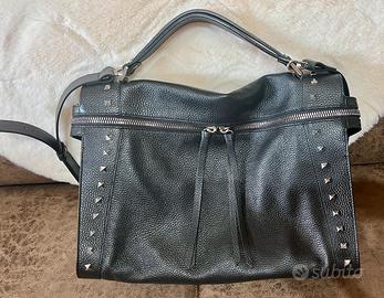 Borsa in pelle nera Loristella