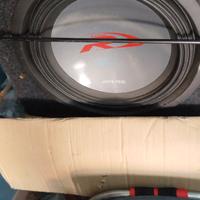 sub woofer ,amplificatore ,condensatore alpine .