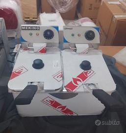 friggitrice elettrica 4+4 vasche