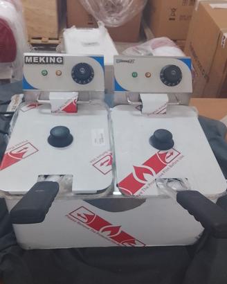 friggitrice elettrica 4+4 vasche