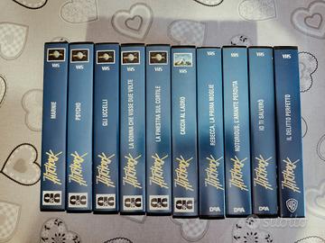 VHS film del regista Alfred Hitchcock.