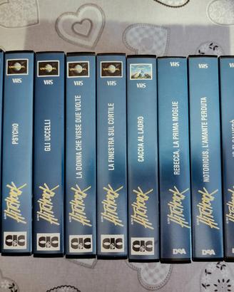 VHS film del regista Alfred Hitchcock.