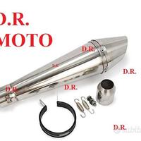 107s. SCARICO ACCIAIO 42 CONICO UNIVERSALE