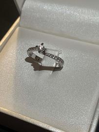 Solitario con diamanti 0,33 ct