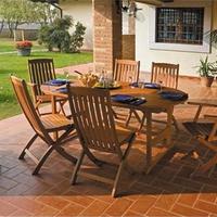 Set da giardino in legno balau per esterno