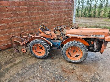 trattore snodato carraro 