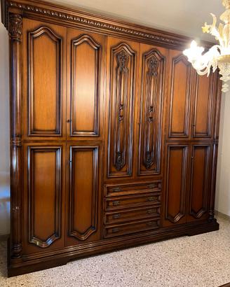 Camera matrimoniale completa in legno massello 🛏️