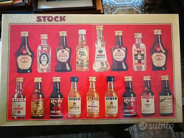 17 BOTTIGLIETTE DI LIQUORE STOCK