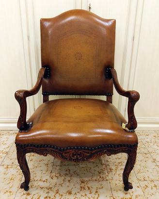 Poltrona Trono In Noce