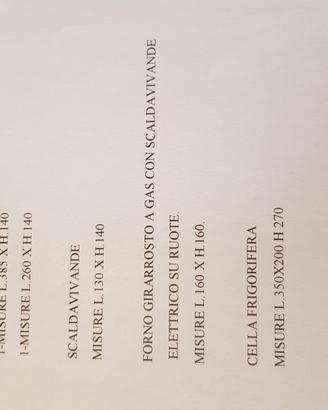 arredamento,cella,banco lineare macelleria/salumer
