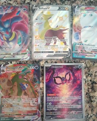 Lotto 5 Carte Pokémon V e VMAX – NM