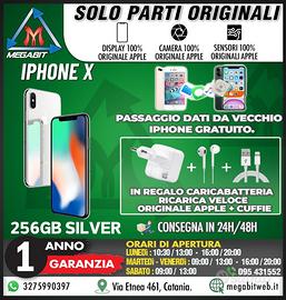 Iphone x 256gb bianco - totalmente originale