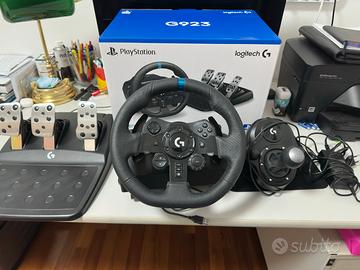 Logitech G923 + cambio manuale, scatola e garanzia