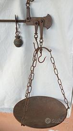 Antica bilancia stradera in ferro 