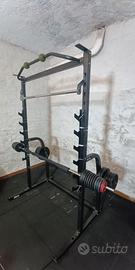 PANCA MULTIFUNZIONE HIGH MUSTER MULTIPOWER + set f