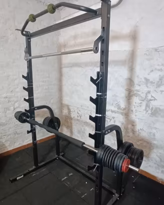 PANCA MULTIFUNZIONE HIGH MUSTER MULTIPOWER + set f