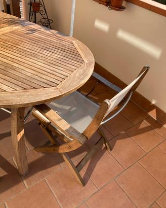 Tavolo per terrazza allungabile