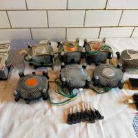 6 DISSIPATORI INTEL SOCKET LGA 775 + PIN RICAMBI+A