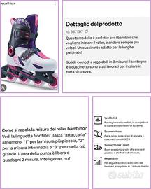 pattini decathlon regolabili