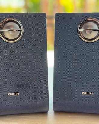 Casse stereo hi fi Philips Come Nuove