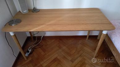 Tavolo/scrivania in bambù(Anfallare/Ikea)