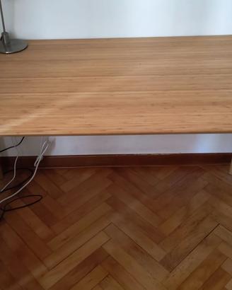 Tavolo/scrivania in bambù(Anfallare/Ikea)