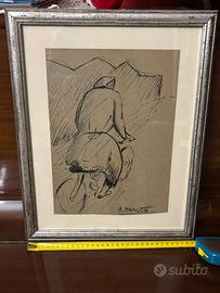 Quadro Anacleto Margotti - San Potito Lugo