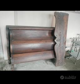letto a barca antico 