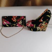 scarpe plateau Aldo  con borsetta abbinata