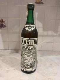 Bottiglia Vintage Vermouth Martini Dry Anni 70