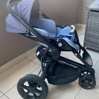 Passeggino duo reclinabile con navicella 0-4 anni