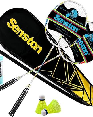 Senston Racchetta da Badminton per 2 Giocatori, Ra