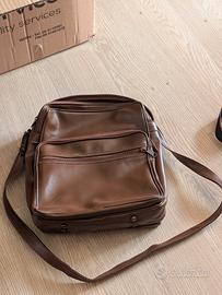 Borsa di pelle marrone