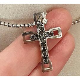 collana con croce da Uomo firmata By Simon