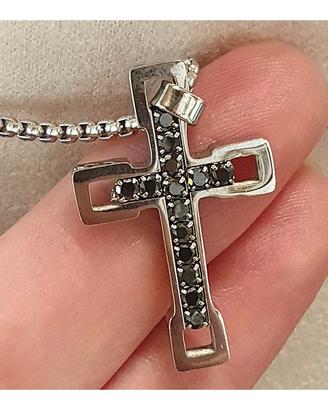 collana con croce da Uomo firmata By Simon